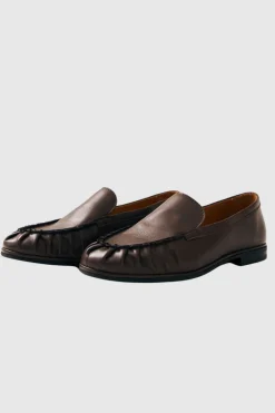 Alohas - Marty Brown Leather Loafers