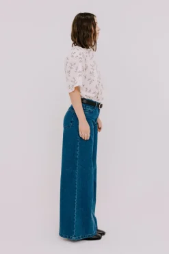 Annie - Jasper Shirt - Winter White Floral