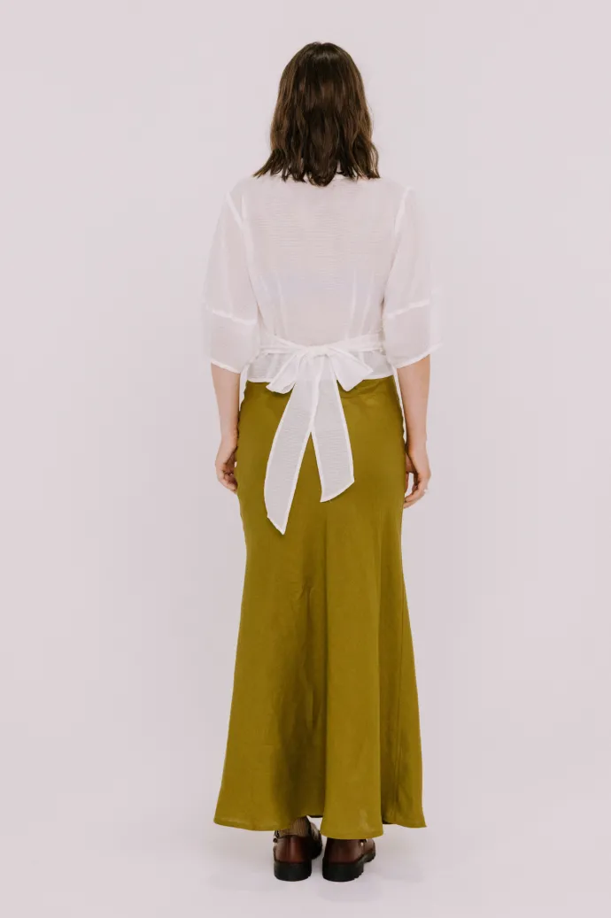 Annie - Lydia Wrap Blouse - Silk