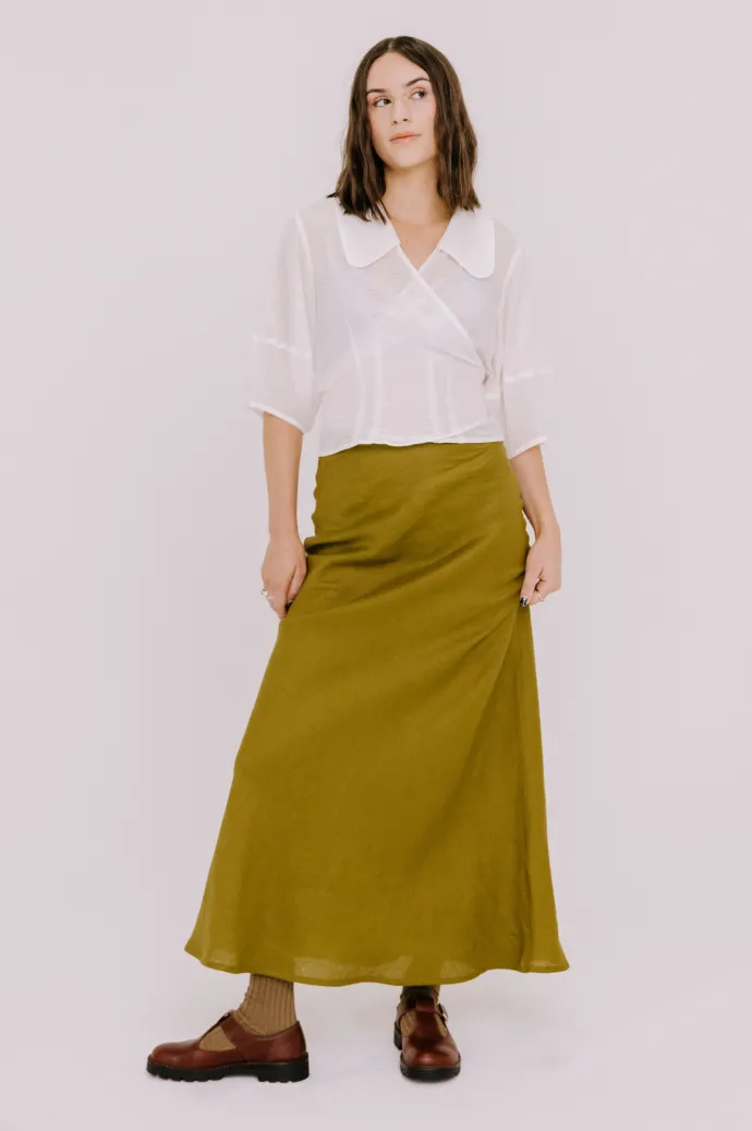Annie - Lydia Wrap Blouse - Silk