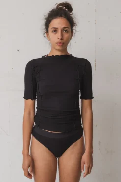 Baserange - Omato 3/4 Tee - Black