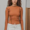 Baserange - Omato Long Sleeve - Dre Orange (Black)