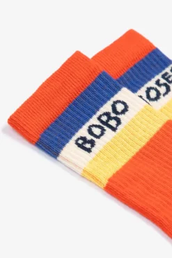 Bobo Choses - Colourblock Socks - Orange/Multi