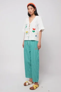 Bobo Choses - Garden Embroidery Tie Blouse