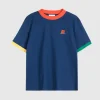 Bobo Choses - Logo Embroidery Colour Block T-Shirt