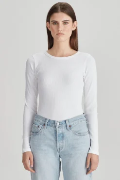 Commoners - Base Ribbed LS - White