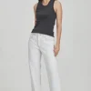 Commoners - Fitted Rib Tank - Vintage Grey
