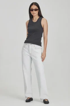 Commoners - Fitted Rib Tank - Vintage Grey
