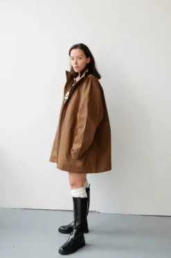 Commonplace - City Twill Jacket - Coffee