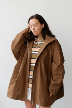 Commonplace - City Twill Jacket - Coffee