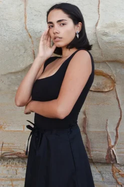 Dominique Healy - Naia Tank - Black