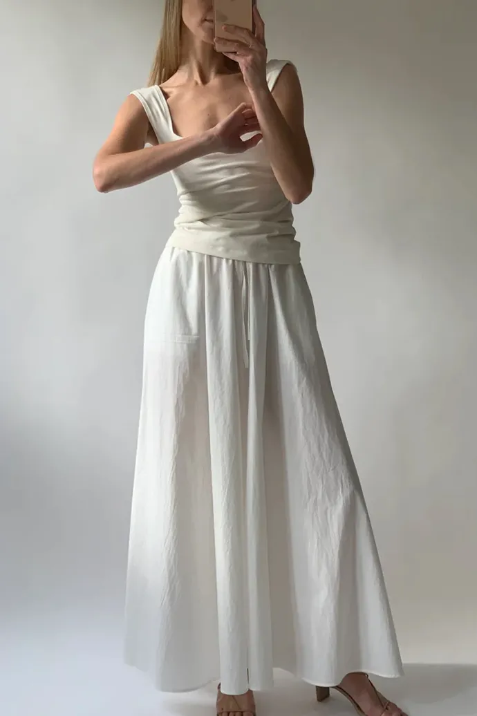 Dominique Healy - Naia Tank - Ivory