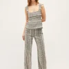 Dominique Healy - Sonia Pant - Black/Ivory Tweed