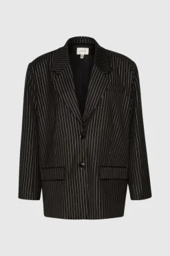 Gestuz - CaylinaGZ Blazer - Black Pinstripe
