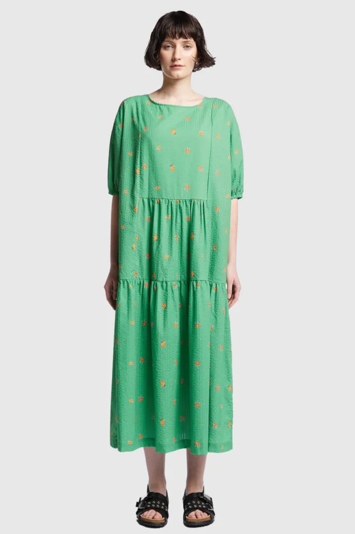 Kloke - Gradient Dress - Green Floral