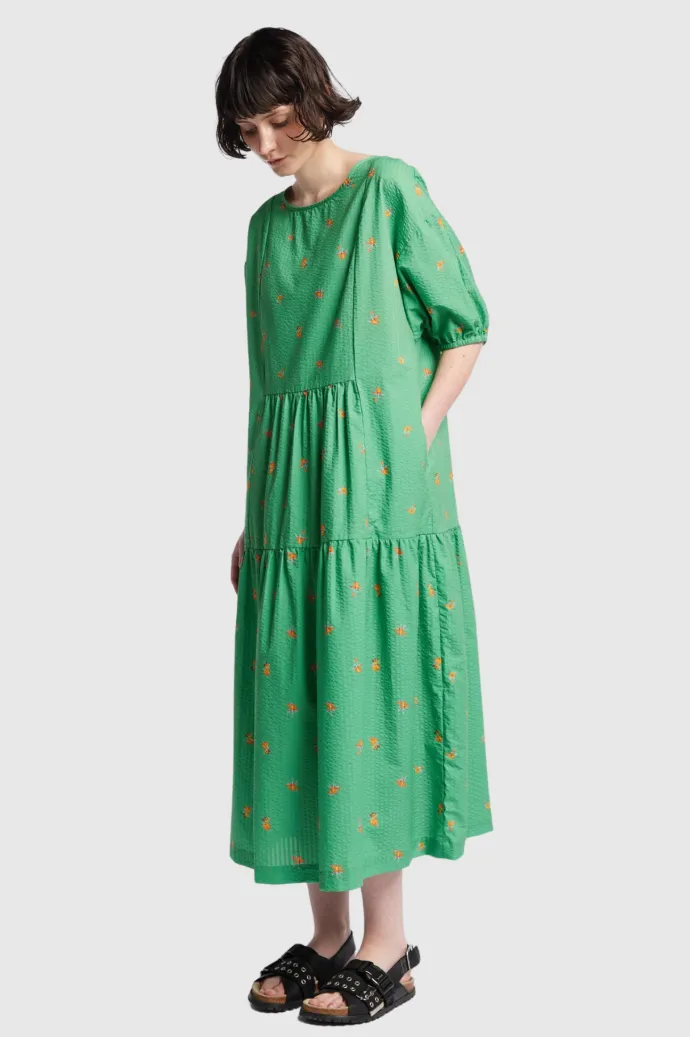 Kloke - Gradient Dress - Green Floral