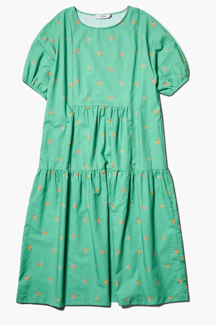 Kloke - Gradient Dress - Green Floral