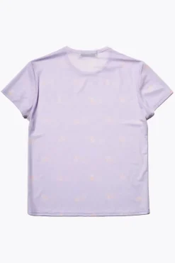 Kloke - Mica Mesh SS Top - Lilac Floral
