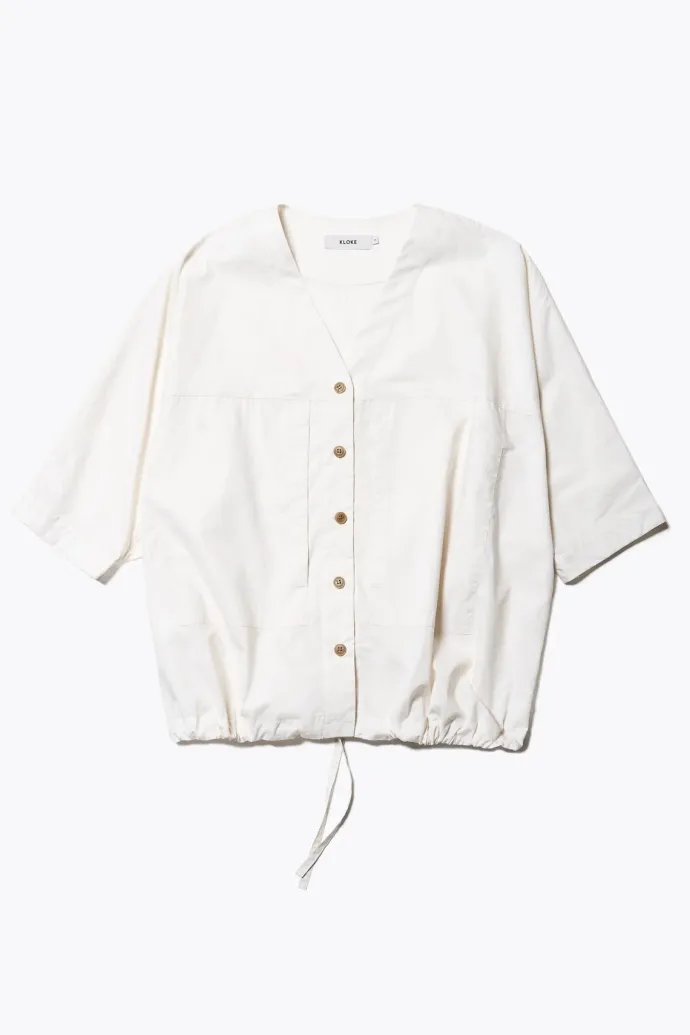 Kloke - Ruins S/S Top - Ecru
