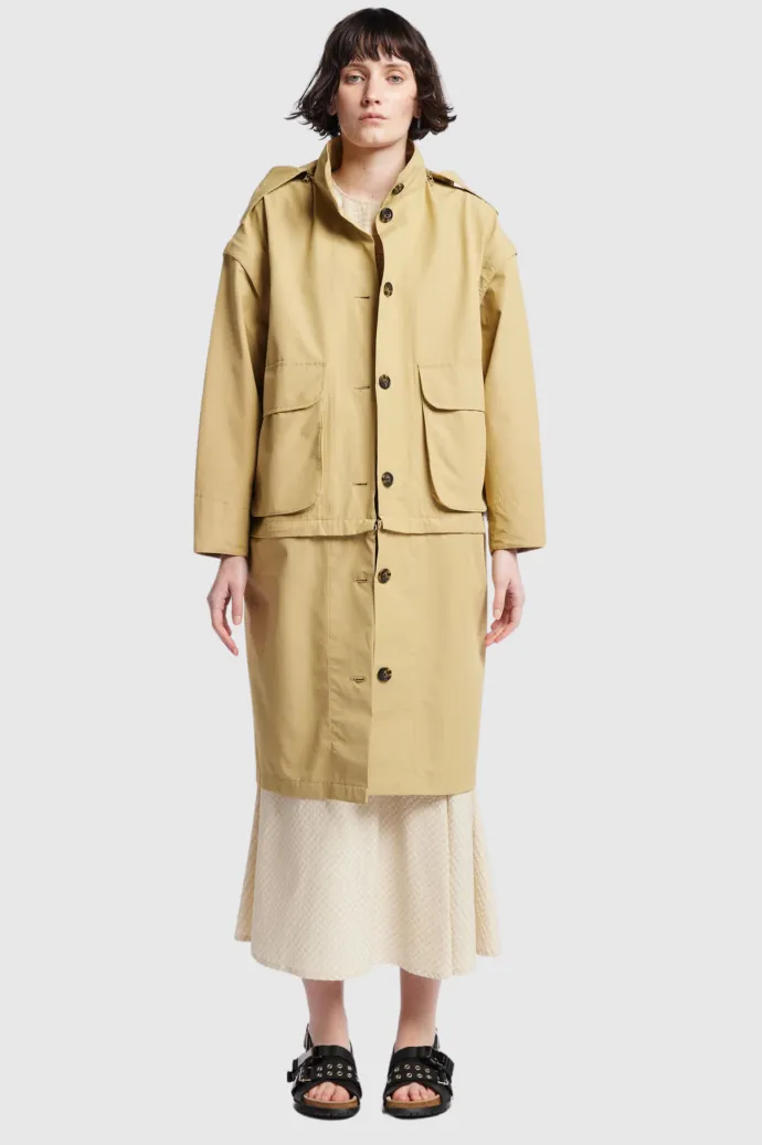 Kloke - Vulcan Zip Coat - Sand
