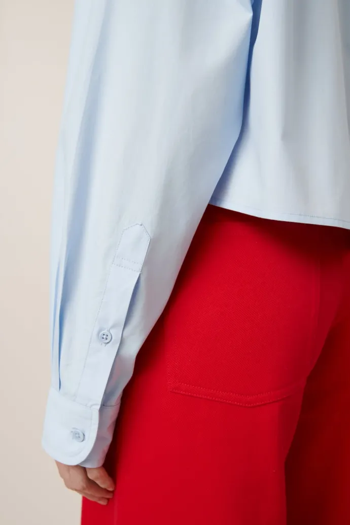 Kowtow - Lauren Shirt - Sky Blue