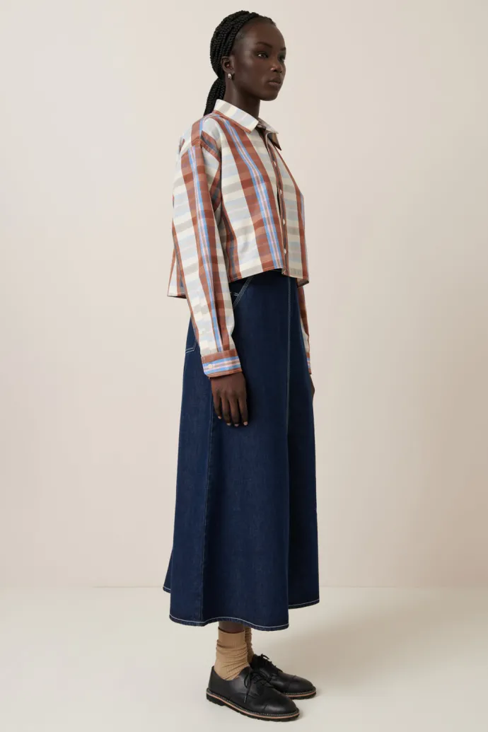 Kowtow - Lauren Shirt - Terra Check