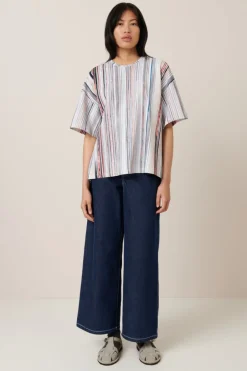 Kowtow - Library Tee - Library Stripe