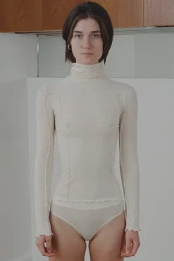 LAST ONE | Baserange - Omato Turtleneck - Off white