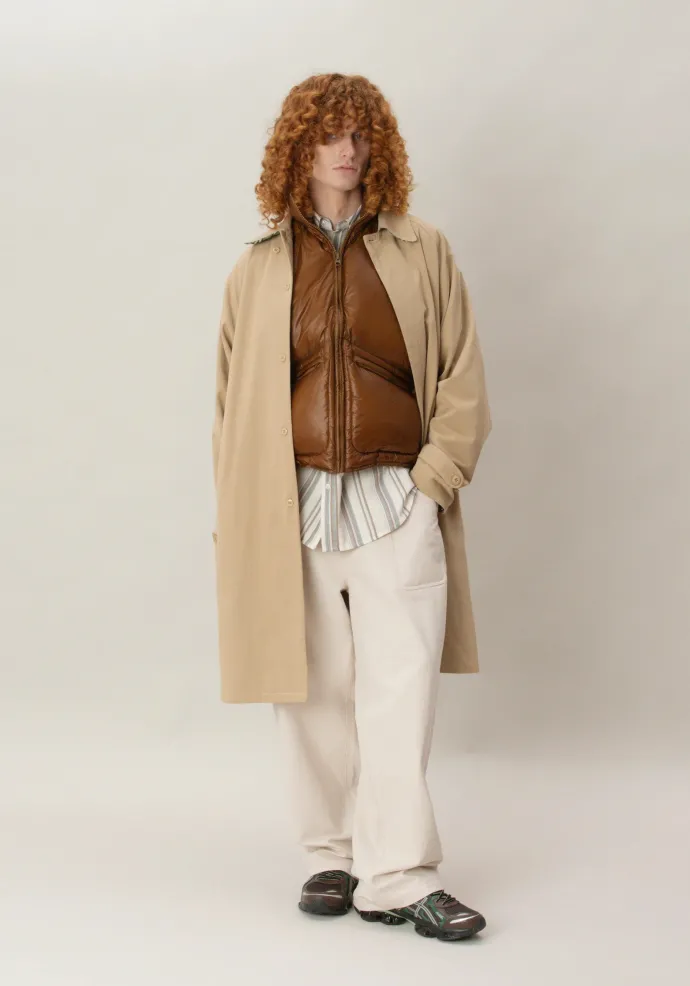 LAST ONE | Checks Downtown - Cloak Jacket - Tan