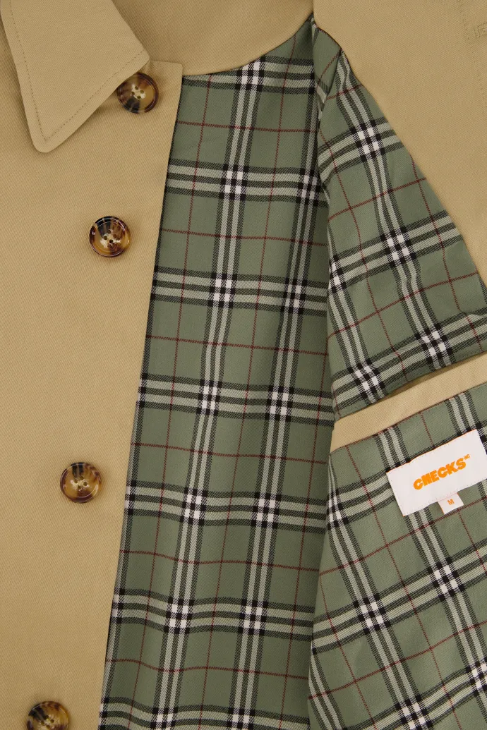 LAST ONE | Checks Downtown - Cloak Jacket - Tan