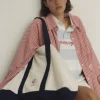 LAST ONE | Commonplace - CPD Classico XL Tote - Navy/White