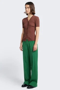 LAST ONE | Kloke - Delay Short Sleeve Knit Shirt - Cocoa