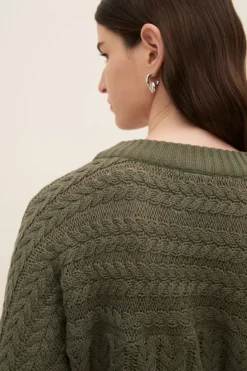 LAST ONE | Kowtow - Column Sweater - Olive
