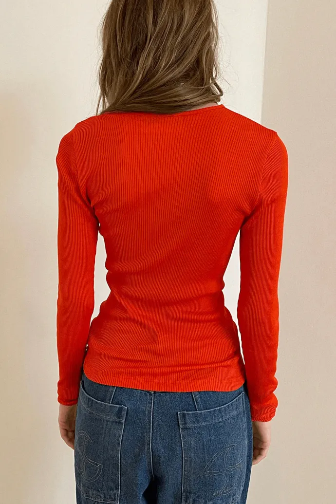 LAST ONE | Opera Sport - Eve Seamless Top - Red