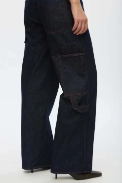 LAST ONE | Oval Square - Player Jeans - 0103 Raw Red Stitch
