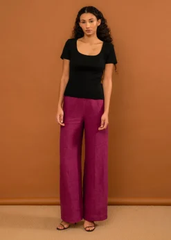 LAST ONE | Penny Sage - Holiday Trouser - Magenta
