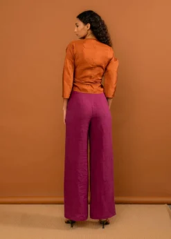 LAST ONE | Penny Sage - Holiday Trouser - Magenta