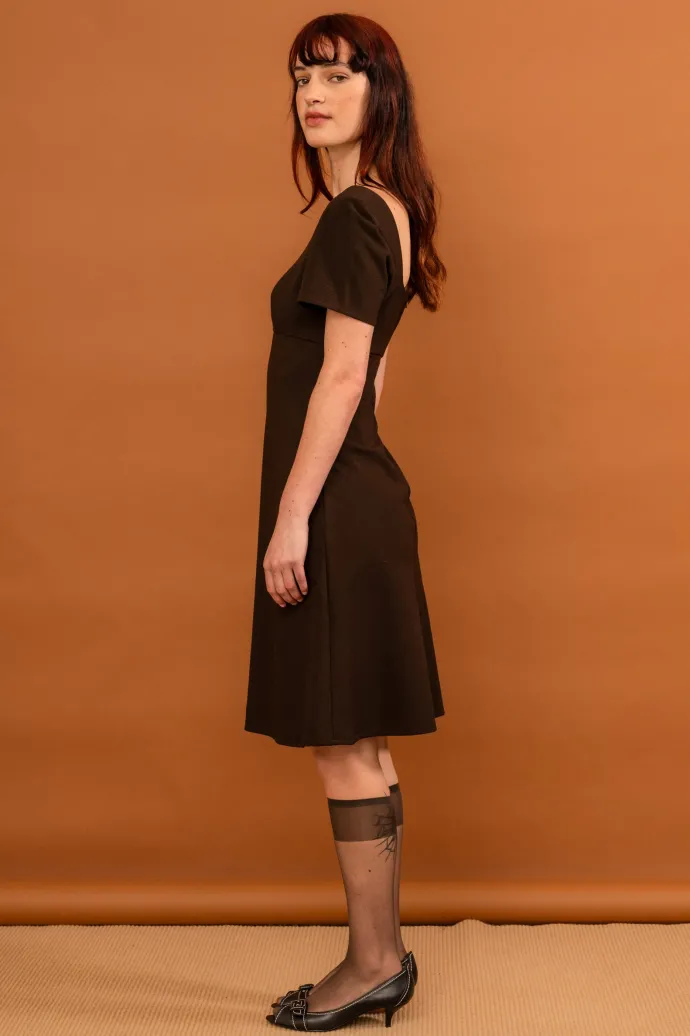 LAST ONE | Penny Sage - Nay Dress - Chocolate