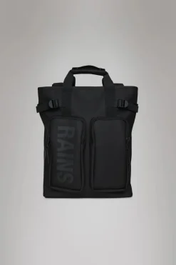 LAST ONE | Rains - Texel Tote Backpack - Black