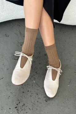 Le Bon Shoppe - Her Socks - Dark Tan