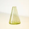 Monmouth Glass - Conical Bud Vase - Olive