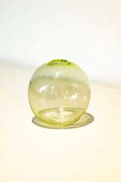 Monmouth Glass - Spherical Bud Vase - Olive