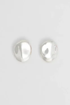 Nina Gordon - Dylan Dome Earring - Silver