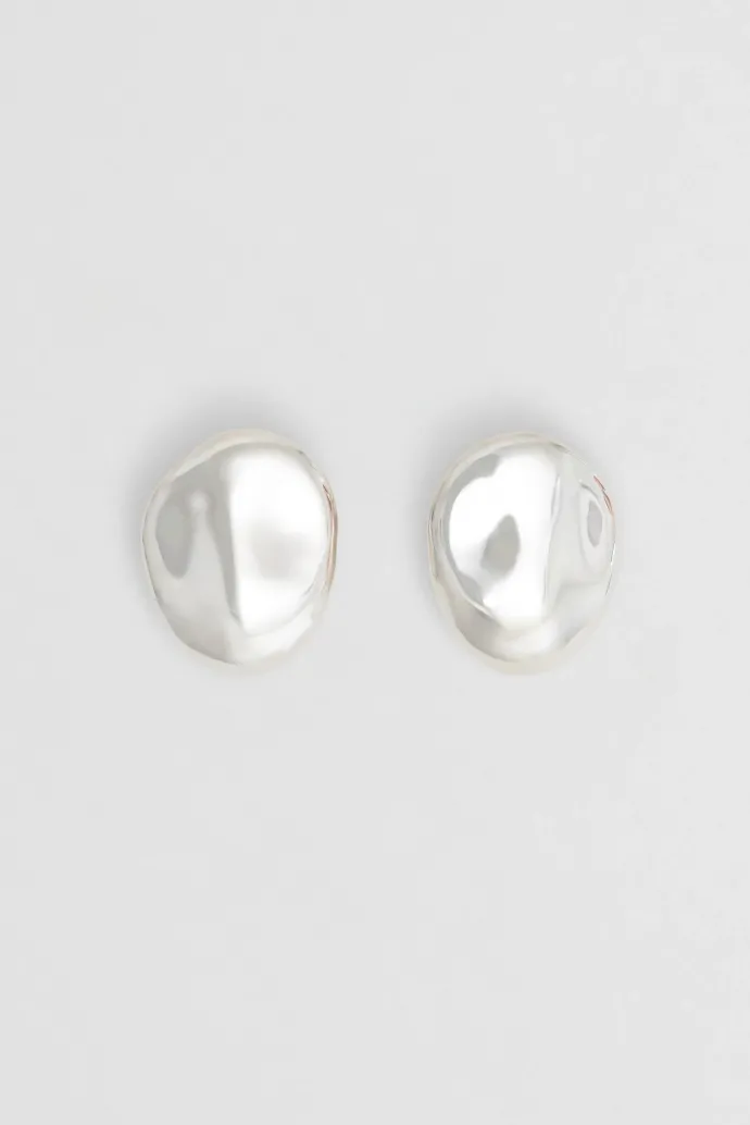 Nina Gordon - Dylan Dome Earring - Silver