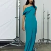 One of Others - Bardot Dress - Azure
