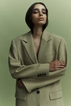 One of Others - Crawford Coat - Pale Khaki