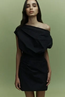 One of Others - Pallas Mini Dress - Cool Black
