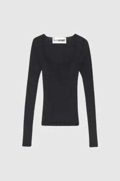 Opera Sport - Rose Seamless Top - Black