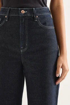 Outland Denim - Ellie High Wide Leg Jean - Rinse