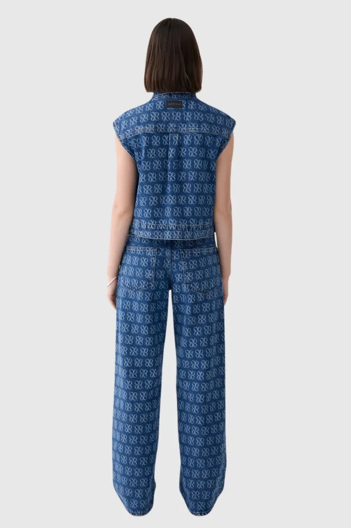 Outland Denim - Rosie Sleeveless Shirt - Icon Dusk